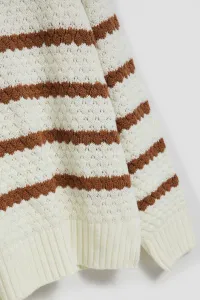 Marisse Striped Turtleneck Sweater