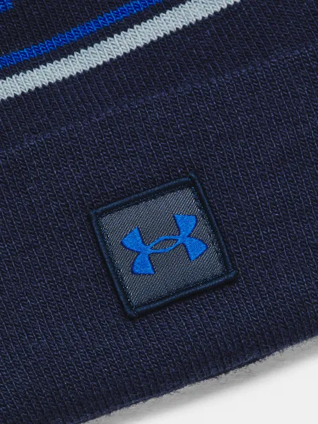 Tmavomodrá čiapka Under Armour UA Mens Halftime Pom Beanie