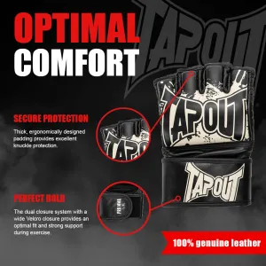 Tapout Leather MMA pro fight gloves  (1 pair)