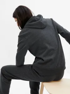 Tmavosivá dámska mikina s kapucňou GAP