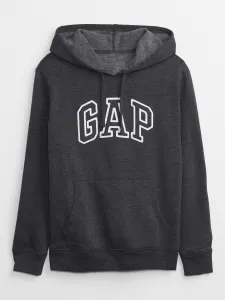 Tmavosivá dámska mikina s kapucňou GAP