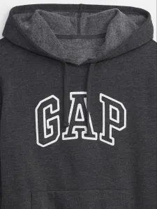 Tmavosivá dámska mikina s kapucňou GAP