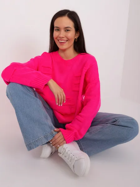 Sweater-BA-SW-8053.31-fluo pink