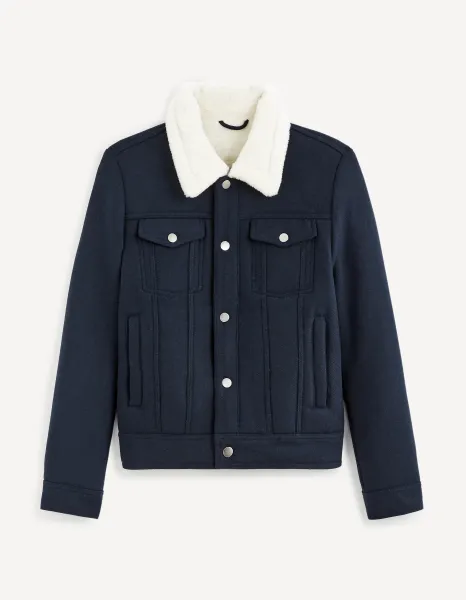 Celio Jacket with fur Fuelisa - Men's