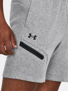 Svetlosivé športové kraťasy Under Armour UA Unstoppable Flc Shorts