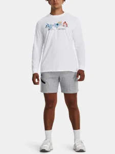 Svetlosivé športové kraťasy Under Armour UA Unstoppable Flc Shorts