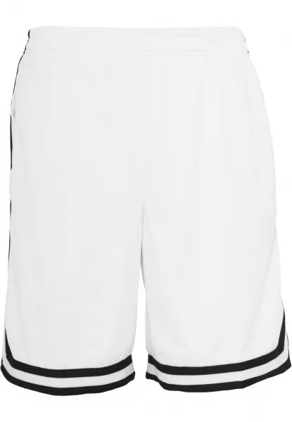 Stripes Mesh Shorts whtblkwht