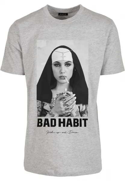 Bad Habit Tee heather gray