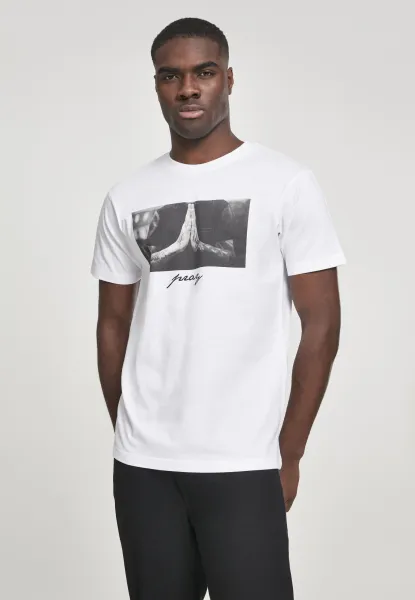 Men's T-shirt Pray white