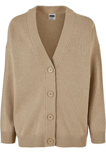 Women's oversized cardigan - beige