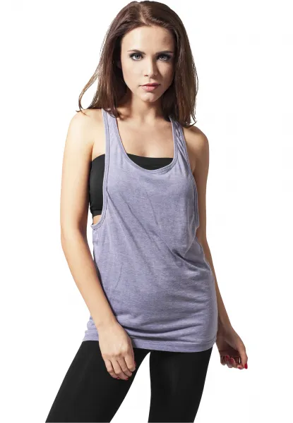 Women's Free Burnout Tank denimblue
