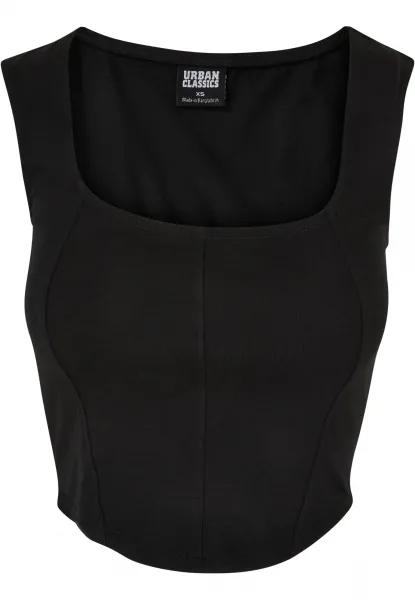 Women's Short Corsage Top Black
