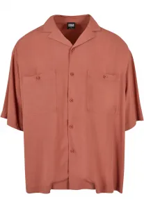 Oversized Terracotta Recreational Shirt