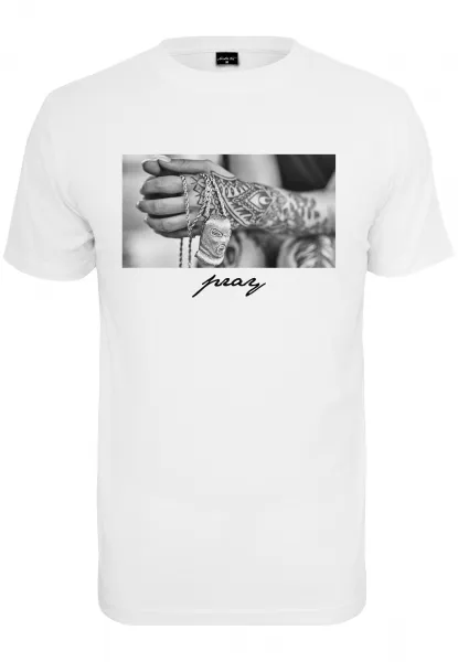 Men's T-shirt Pray 2.0 white