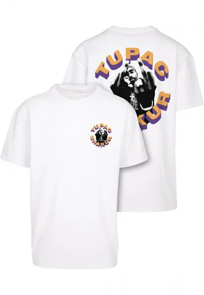 2Pac Toss it up Oversize Tee White