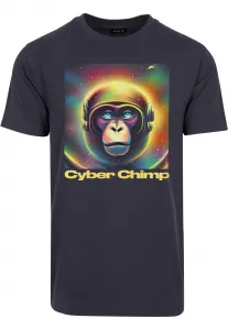 Cyber Chimp Tee Navy