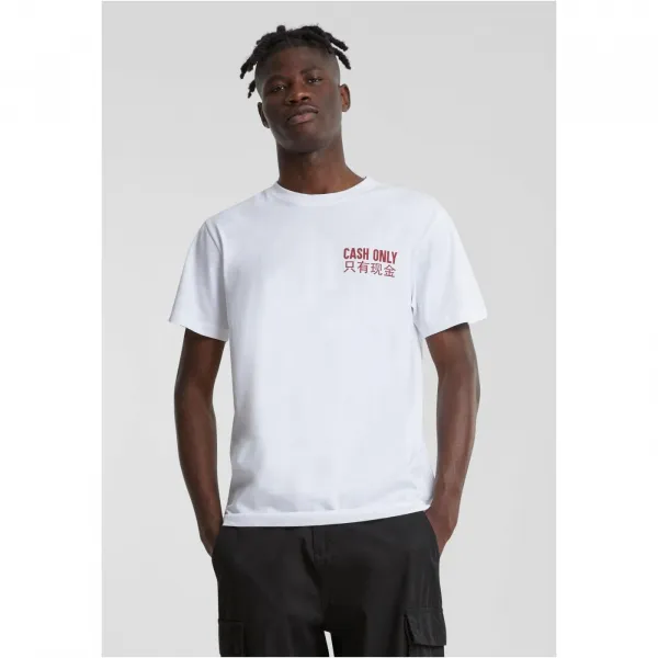 White T-shirt for cash only