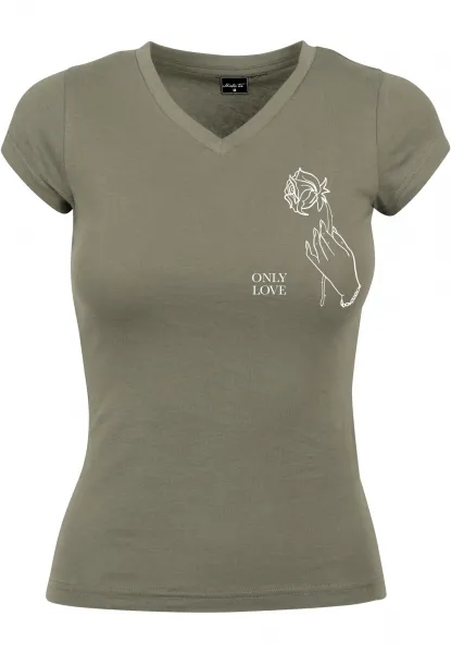 Ladies Only Love Olive Tee