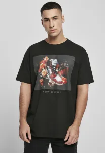 Renairssance Painting Oversize T-Shirt Black