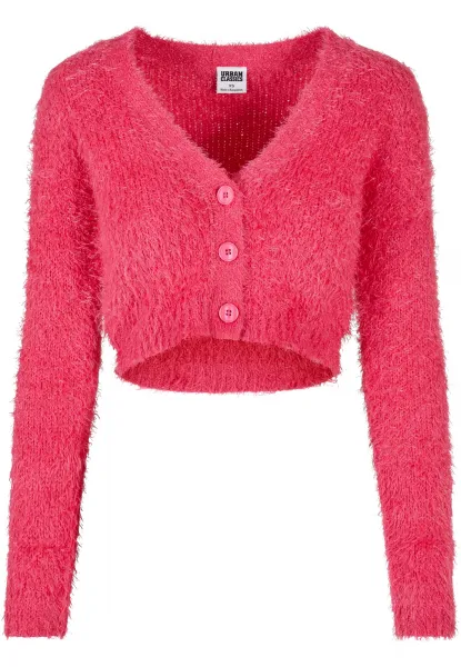Women's feather sweater - pink