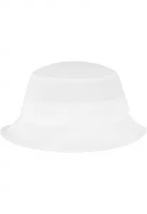 Flexfit Cotton Twill Bucket White Hat