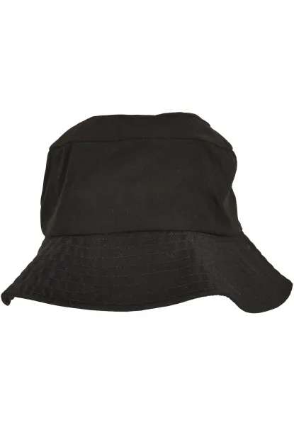 Cap with elastic adjustment bucket black