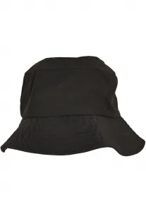Cap with elastic adjustment bucket black