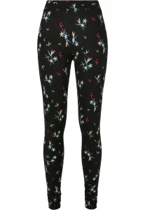 Women's soft leggings AOP blackfloret