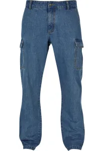 Men's Straight Leg Cargo Jeans Light Blue