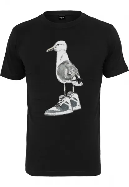 Black T-shirt Seagull Sneakers