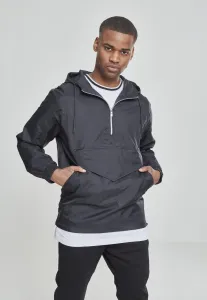 Čierna vetrovka na zips