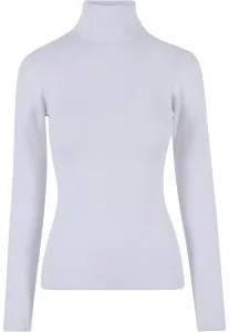 Women's knitted turtleneck white