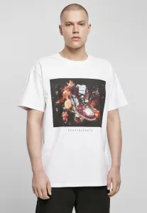 White T-shirt Renairssance Painting Oversize