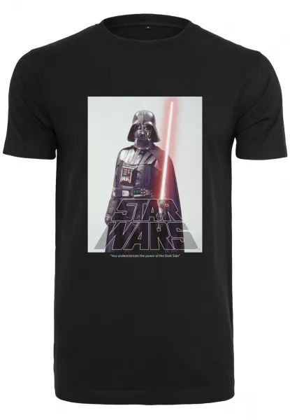 Black Star Wars Darth Vader logo T-shirt