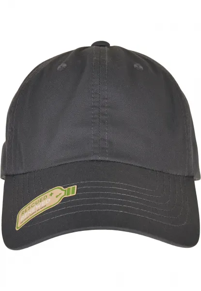 Recycled Polyester Dad Cap Lightweight Charcoal