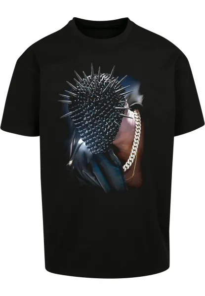 Thorned Mask Oversize Tee Black