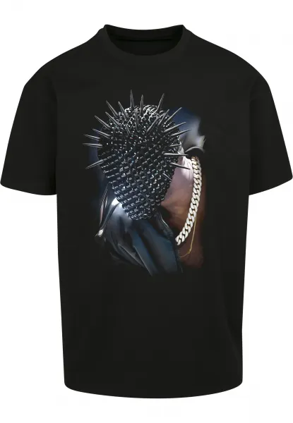 Thorned Mask Oversize Tee Black