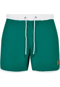 Retro swimsuit white/green