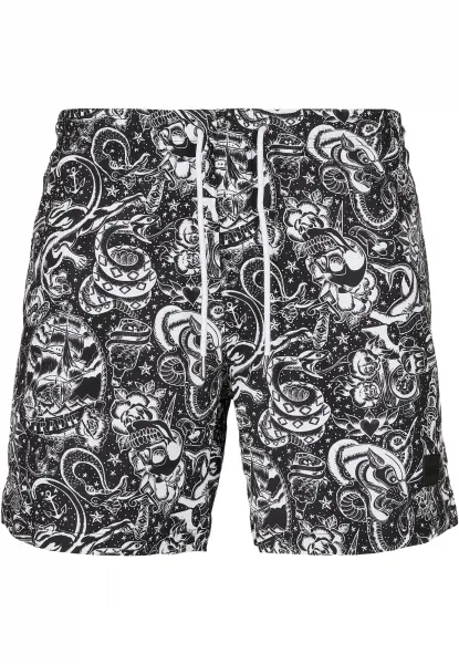Tattoo shorts pattern Swim Shorts aop