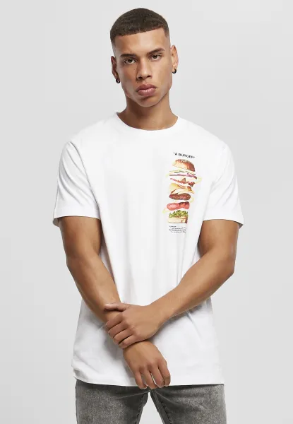 Burger Tee white