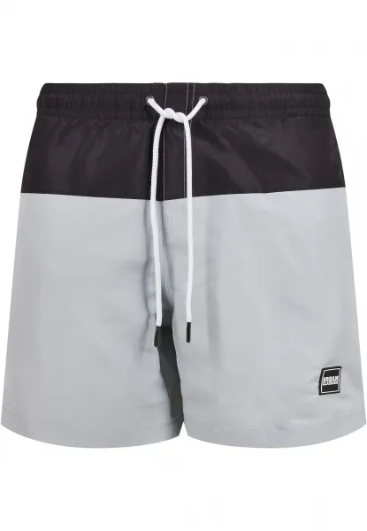 Men's Block Swimsuit Light Asphalt/Black