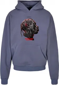 Flying High Heavy Oversize Vintageblue Hoodie
