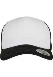 YP Classics® Curved Foam Trucker Cap - white Front black/white/black