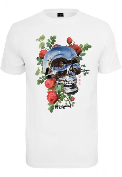 Chrome T-shirt Skull white