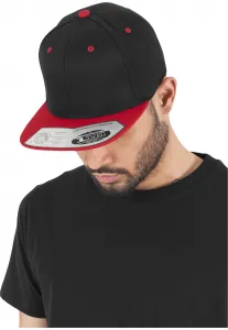110 Mounted Snapback blk/red