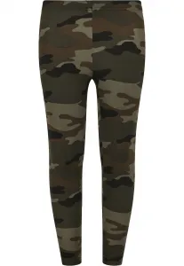 Girls' camouflage leggings, wooden camouflage