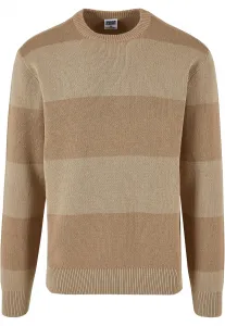 Men's Striped Sweater Beige