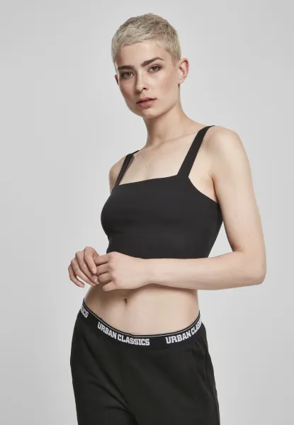 Women's Cropped Top 2-Pack Black/White