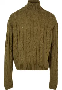 Boxy Roll Neck Sweater Tiniolive