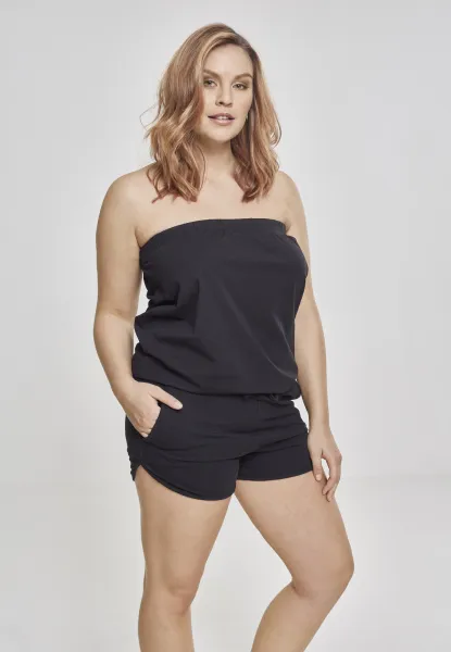 Women's warm jumpsuit in black